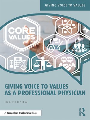 cover image of Giving Voice to Values as a Professional Physician